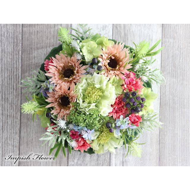 最旬トレンドパンツ 造花 リース 玄関 インテリア 壁掛け 高級 W 785 かわいい