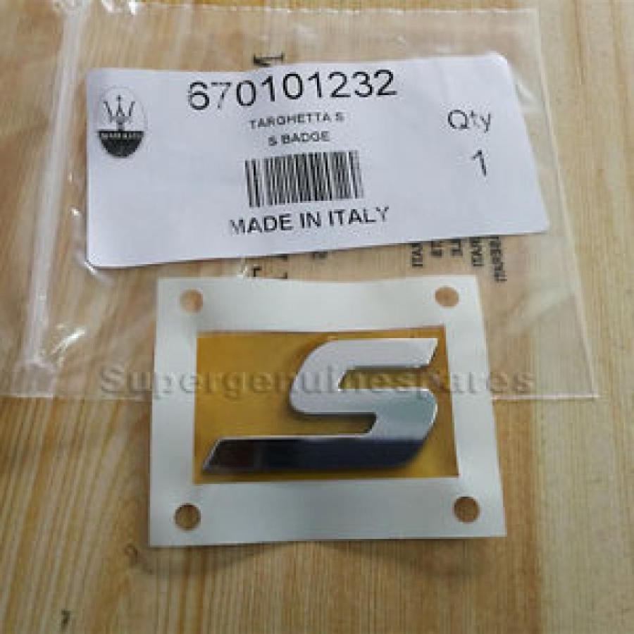超特価激安 純正 エンブレム Sバッジ Maserati Quattroporte マセラティ クワトロボーテ Eb 1 車とバイクのパーツ屋さん 通販 Yahoo ショッピング 60 Off Www Ladislexia Net