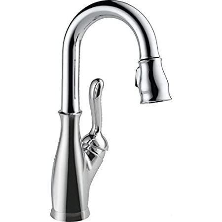 【35％OFF】 Down Pull with Faucet Bar Chrome Leland Faucet Delta Sprayer, Si Bar Chrome キッチン蛇口、水栓