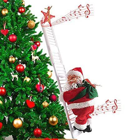 人気ブランドの ATROPOS To Doll Plush Decoration Christmas Doll Ladder Climbing Claus Santa その他クライミング用品