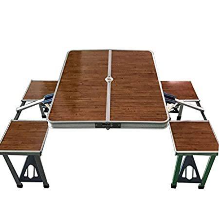 人気ショップ HUNOL Folding G for Chair Camping Table Picnic Camping Chair Folding Table, アウトドアテーブル