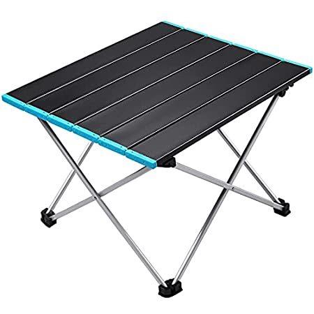 品多く Camping Table, VinTeam Ultralight Compact Camping Folding Table Portable Pi アウトドアテーブル