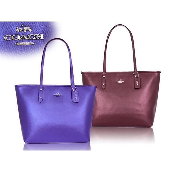 コーチ Coach バッグ トートバッグ F メタリックパープルアイリス ラグジュアリー メタリック レザー シティー ジップ トート アウトレット レディース Co Ba1517 45 インポートコレクションyr 通販 Yahoo ショッピング