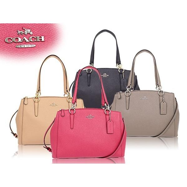 コーチ COACH バッグ トートバッグ F57520 フォグ ラグジュアリー クロスグレーン レザー スモール クリスティー キャリーオール アウトレット レディース コーチ トートバッグ F57520