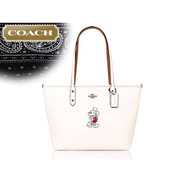 コーチ Coach バッグ トートバッグ F チョーク コーチ ディズニー コラボ ミッキーマウス レザー シティー ジップ トップ トート アウトレット レディース Co Ba 14 インポートコレクションyr 通販 Yahoo ショッピング