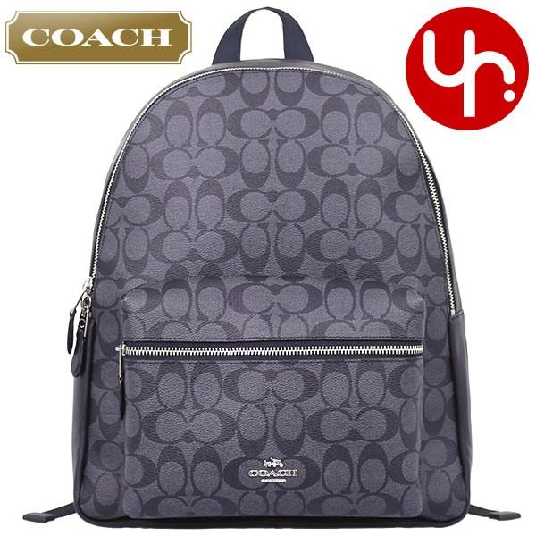 コーチ COACH バッグ リュック F58314 ブラックスモーク×ブラック チャーリー シグネチャー PVC レザー バックパック アウトレット レディース｜import-collection-yr