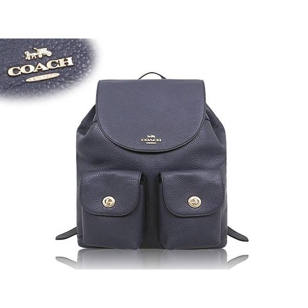 コーチ COACH バッグ リュック F29008 ミッドナイト ラグジュアリー ペブルド レザー ビリー バックパック アウトレット レディース コーチ リュック F29008