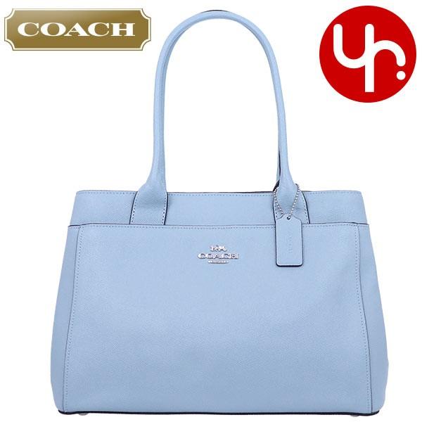 コーチ COACH バッグ トートバッグ F31474 ペールブルー ラグジュアリー クロスグレーン レザー ケイシー トート アウトレット レディース