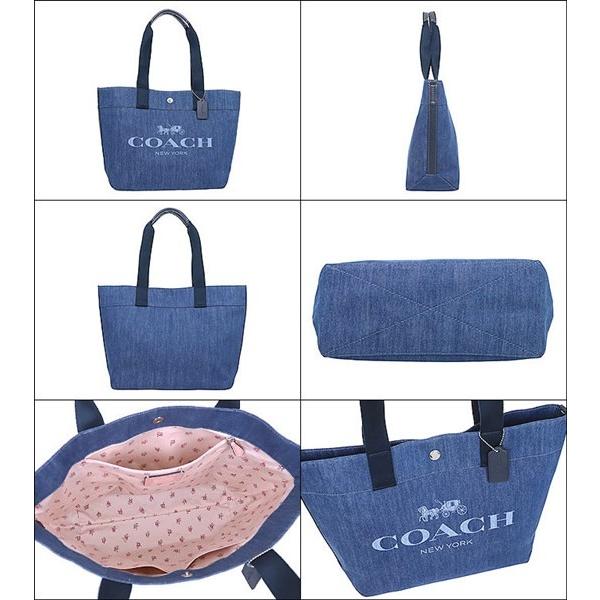 【48時間限定ポイント2％】コーチ COACH バッグ トートバッグ F67415 デニム デニム キャンバス ホース アンド キャリッジ ロゴ プリン アウトレット レディース｜import-collection-yr｜02