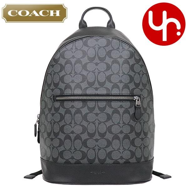 コーチ メンズ リュック シグネチャー coach f78756 ブラック 黒 COACH コーチ バッグ リュック F78756 チャコール×ブラック
