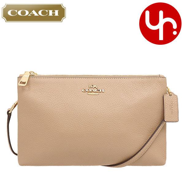 極美品　COACH コ－チ　ショルダーバッグ　クロスボディ　ペブルドレザー COACH ショルダーバッグ ヒッチ クロスボディ・ラブド レザー