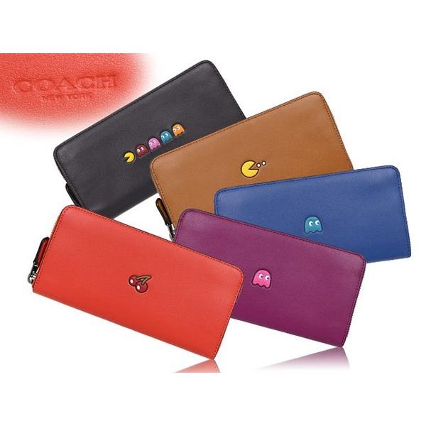 コーチ Coach 財布 長財布 F フューシャ コーチ パックマン コラボ レザー アコーディオン ジップアラウンド アウトレット メンズ レディース Co Ko 5 インポートコレクションyr 通販 Yahoo ショッピング