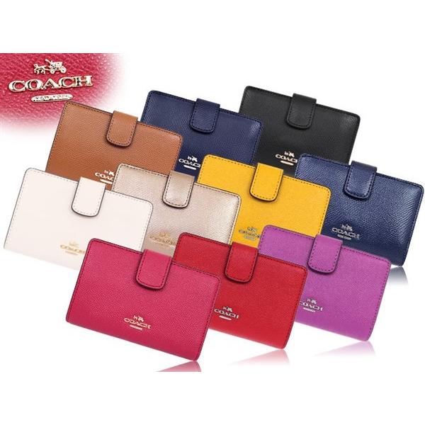 コーチ Coach 財布 二つ折り財布 F ブライトピンク クロスグレーン レザー ミディアム コーナー ジップ ウォレット アウトレット レディース Co Ko 4 インポートコレクションyr 通販 Yahoo ショッピング