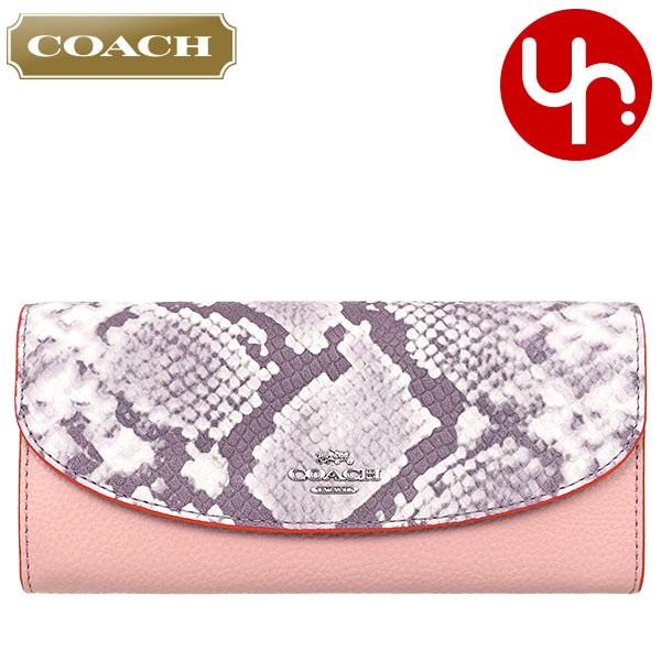 最安値に挑戦! コーチ COACH 財布 長財布 F11928 ヌードピンクマルチ エキゾチック トリム レザー スリム エンベロープ アウトレット レディース, 松田町 8c4bd336