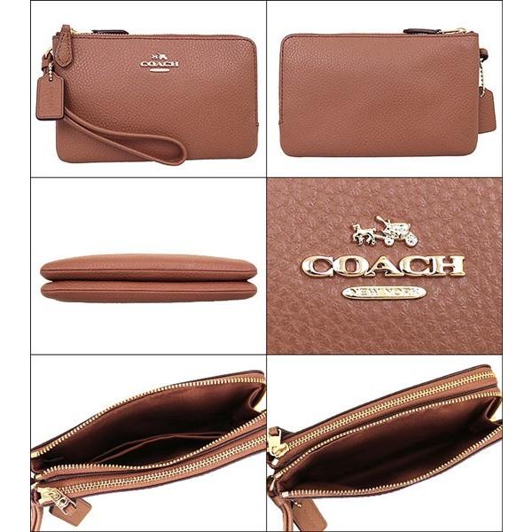 コーチ COACH 小物 ポーチ F87590 サドル ラグジュアリー ペブルド ...