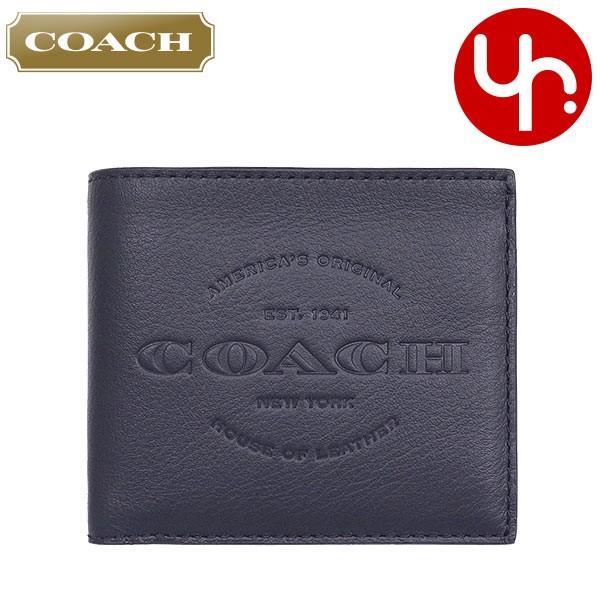 コーチ COACH 財布 二つ折り財布 F24647 2018 春夏 新作 ナチュラル スムース レザー ダブル ビルフォード ウォレット アウトレット メンズ｜import-collection-yr｜02