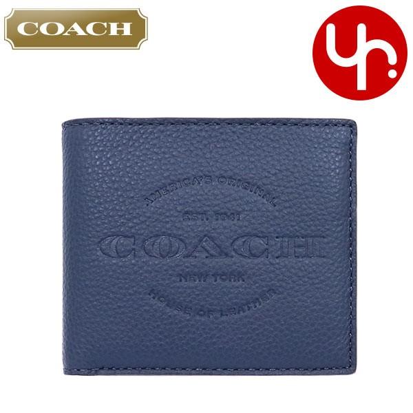コーチ COACH 財布 二つ折り財布/メンズレザー コーチ COACH 財布 メンズ 二つ折り財布 シグネチャー ブラック