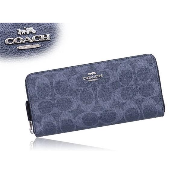 コーチ Coach 財布 長財布 F57665 デニム ミッドナイト デニム シグネチャー Pvc レザー アコーディオン ジップ アラウンド アウトレット メンズ レディース Co Ko190610 10 インポートコレクションyr 通販 Yahoo ショッピング