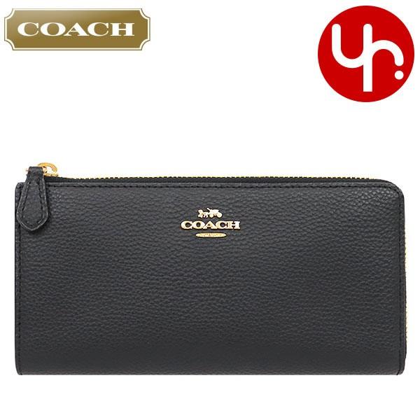 COACH コーチ 財布 長財布 F73445 ラグジュアリー ペブルド