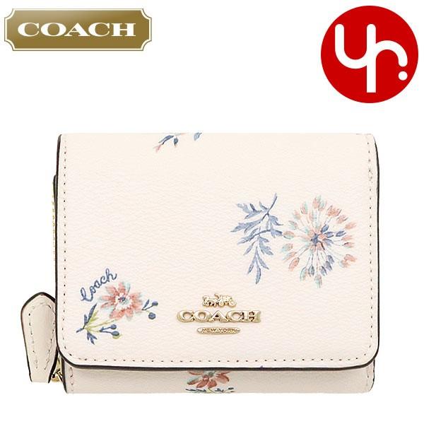 A-chang* 完品【未使用に近い】COACH 三つ折り財布 PVC COACH コーチ 財布 三つ折り財布 FCM761 CM761 シグネチャー PVC
