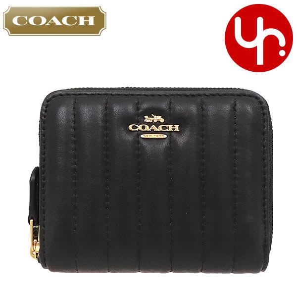 プレミアム コーチ Coach 財布 二つ折り財布 F026 26 ブラック リニア キルティング レザー スモール ジップ アラウンド アウトレット レディース ランキング受賞 Www Yalaphone Com