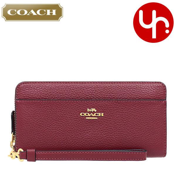 COACH コーチ 財布 長財布 F06643 6643 ペブルド レザー