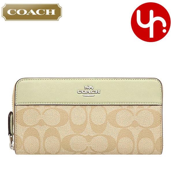 『新品未使用』COACH コーチ 長財F76873ロゴブラウン×上部レッド COACH コーチ 財布 長財布 F76873 ラグジュアリー シグネチャー
