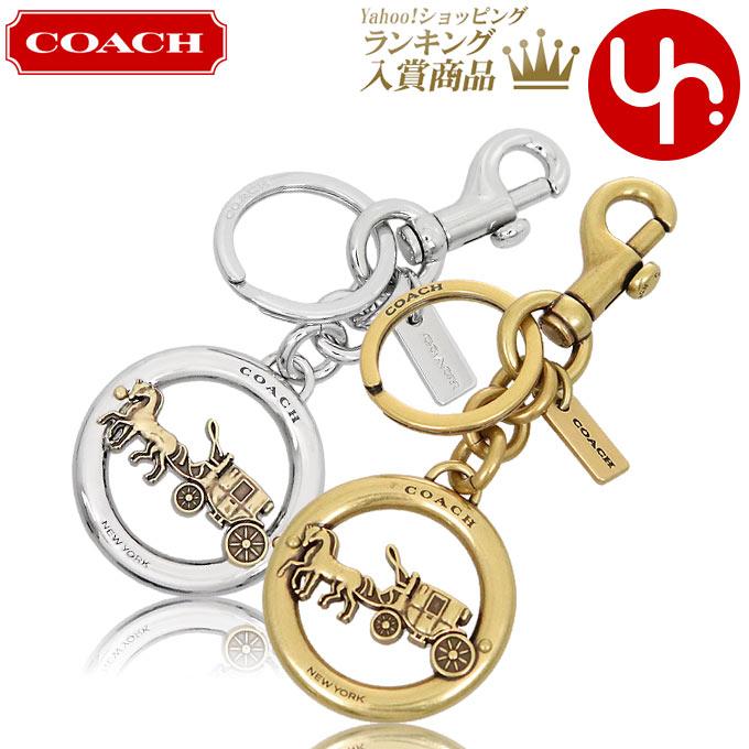 COACH ゴールド キーホルダー 馬車と馬　ホースキャリッジ　バッグチャーム COACH コーチ アクセサリー キーホルダー F32227 ホース アンド