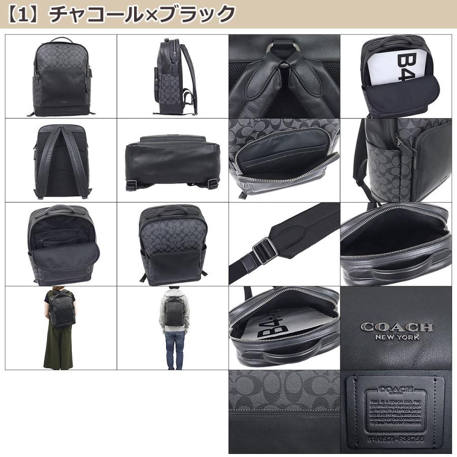 COACH コーチ バッグ リュック F38755 チャコール×ブラック COACH コーチ バッグ リュック F38755 チャコール×ブラック