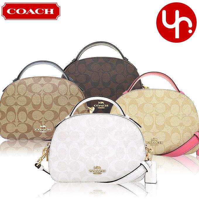 未使用級 COACH コーチ ショルダーバッグ シグネチャー PVCレザー 白 楽天市場】コーチ シグネチャー セレナ 2WAYミニショルダー