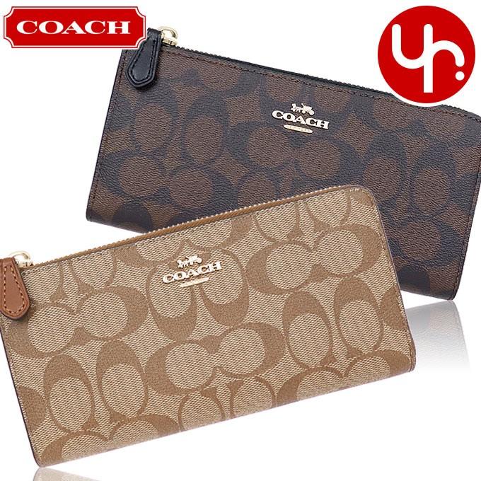 COACH コーチ 財布 長財布 F39673 ラグジュアリー シグネチャー