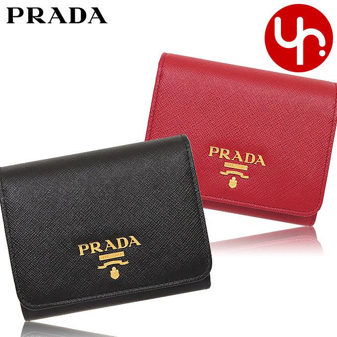 プラダ PRADA 財布 三つ折り財布 1MH176 QWA サフィアーノ レザー