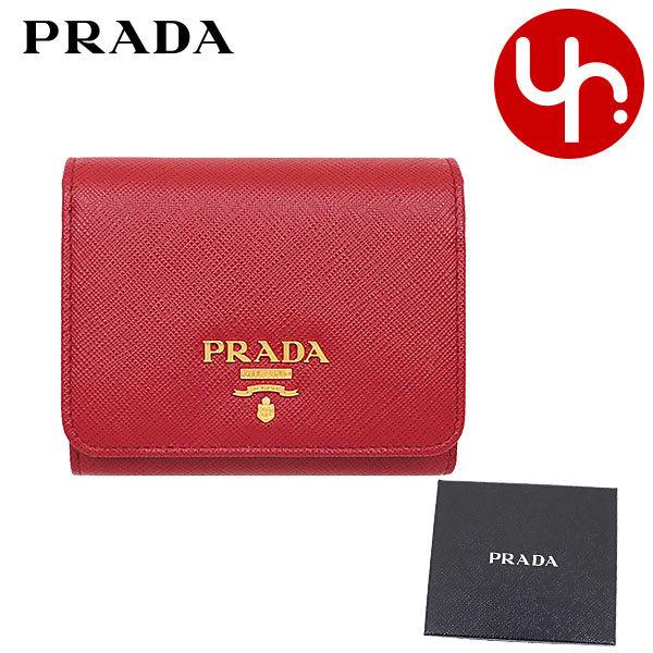 プラダ PRADA 財布 三つ折り財布 1MH176 QWA サフィアーノ レザー