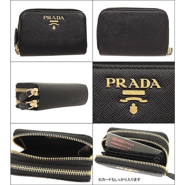 プラダ PRADA 財布 コインケース 1ML039 QWA ネロ サフィアーノ レザー 