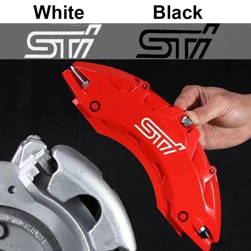 4個セット 車ホイールキャリパーステッカー タイヤブレーキフィルム 