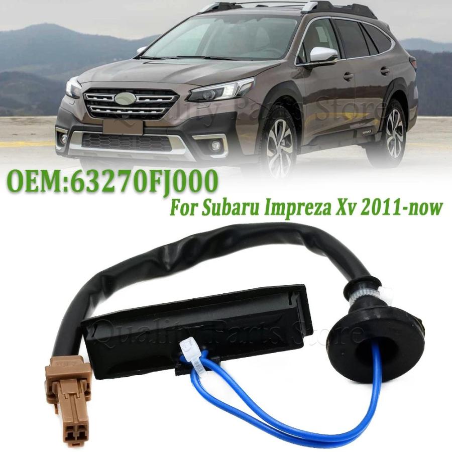 スバル インプレッサXV 2011年以降対応 トランクスイッチ 1ピース テールゲートボタン 高品質 リヤスイッチオープナー R G 6327 輸入品 | 