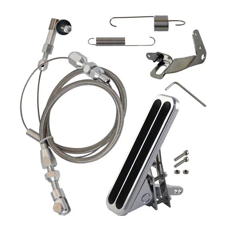 アルミビレットガスペダル + 24インチ/36インチ ステンレススチール