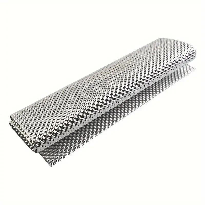 1個 車用エンボス加工アルミヒートシールド 300x500mm ターボ