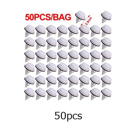 50個セット ドアパネルカードトリムクリップ 固定リベット 51418224768