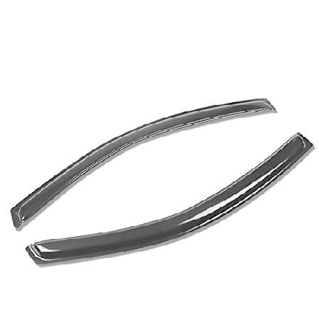 Compatible with Fiat 500 2-Dr Coupe Tape-On Window Visor Deflector Rain Guard (2PC) - 5th gen L50 並行輸入品 | 