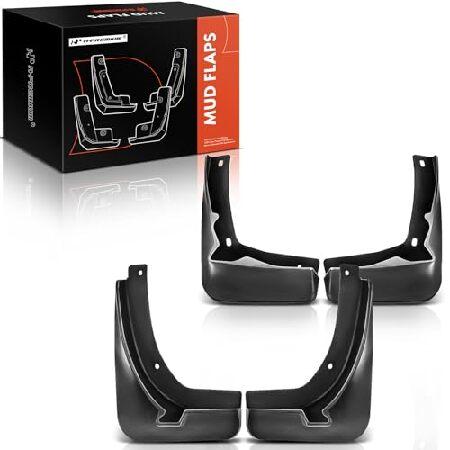 A-Premium スプラッシュガード マッドフラップ フォルクスワーゲン GTI 2015-2017用 ハッチバックフロントとリア用 4個セット 輸入品 | 