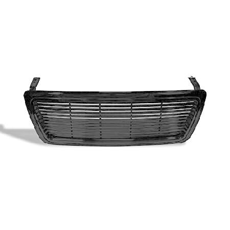Armordillo USA 7148161 Horizontal Front Hood Grille - Gloss Black Fits 2004-2008 Ford F150 F-150/2006-2008 Lincoln Mark LT 並行輸入品 | 
