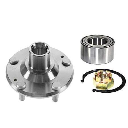 DTA フロントホイールハブホイールベアリングキット Hyundai Elantra Kia Forteに対応 フロント左右 ナットと固定クリップ付き 輸入品 | 