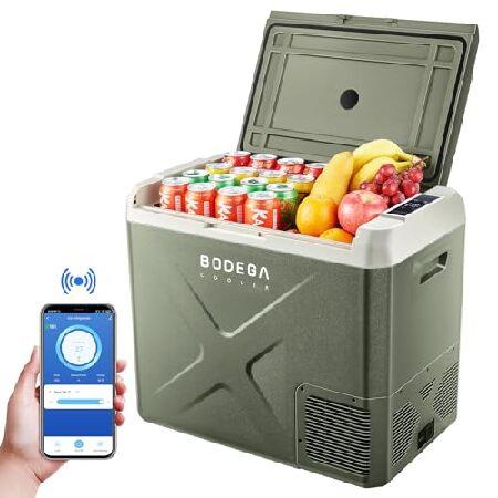 BODEGA車載冷蔵庫50L ポータブル冷蔵庫 -20℃〜20℃ 3WAY電源対応