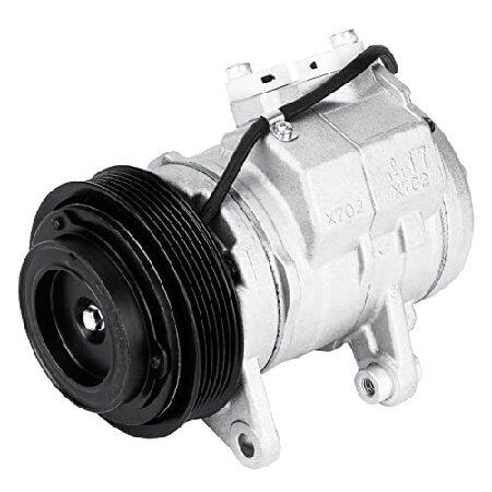 エアコンクラッチ付きACコンプレッサー ダッジ・ラム 1500 2500 ダコタ 3.7L 4.7L 2004 2005 2006 2007 三菱レイダー 3.7L 4.7L 2006 2007 2008 2009 並行輸入品 | 