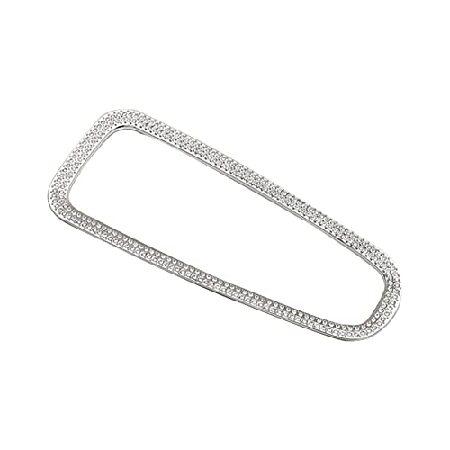 yboueo ラインストーン 3D デカール カバー ステッカー アクセサリー スタートボタンとパーキングボタンエッジカバー ボルボ XC60 XC40 S60 V60 S90  輸入品 | 