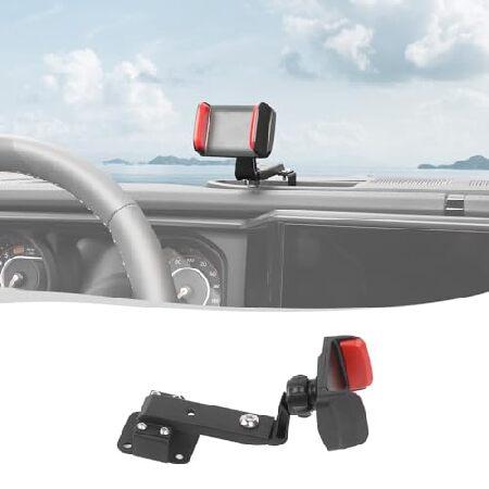Voodonala ジープ ラングラー 2024+ ダッシュフォンホルダー JL 携帯電話マウント Jeep Wrangler New 2024+ JL JT 4XE 2024+ ダッシュフォンホルダー 並行輸入品 | 