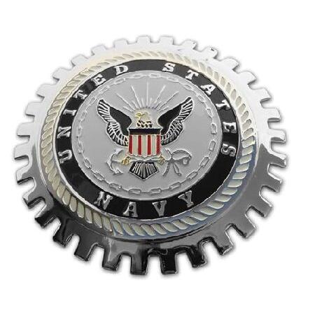 ジェネリック アメリカ海軍 退役軍人 USVC 自動車グリルバッジ