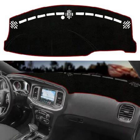 XYHGM カスタムダッシュカバー Dodge Charger 2011 2012 2013 2014 2015 2016-2020 2021 2022 2023用 滑り止め インテリア 装飾 サンシェード グレア 輸入品 | 