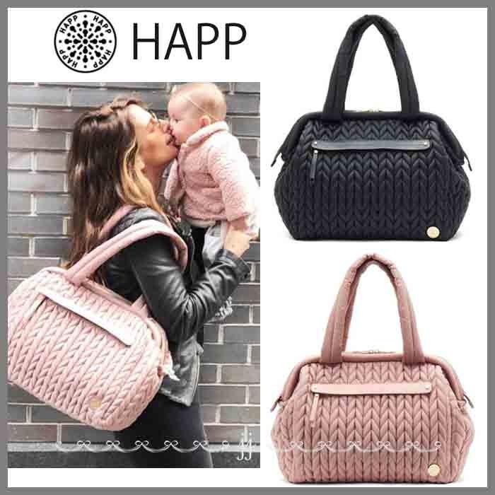 Happ ハップ マザーズバッグ トートバッグ 大容量 軽量 ショルダー 2way ブランド おしゃれ Paige Carryall Happ インポートフリーク 通販 Yahoo ショッピング